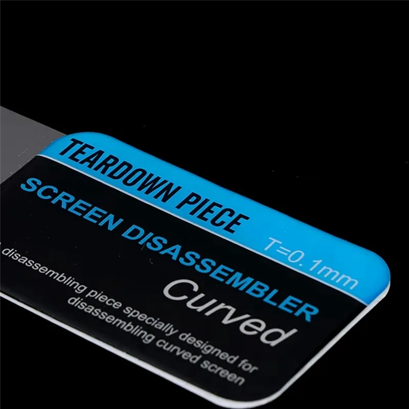 B84B-Ponsel Logam Alat Pembuka Layar LCD Melengkung Alat Kartu Pry Alat Pembongkaran Ponsel Ramping dan Fleksibel