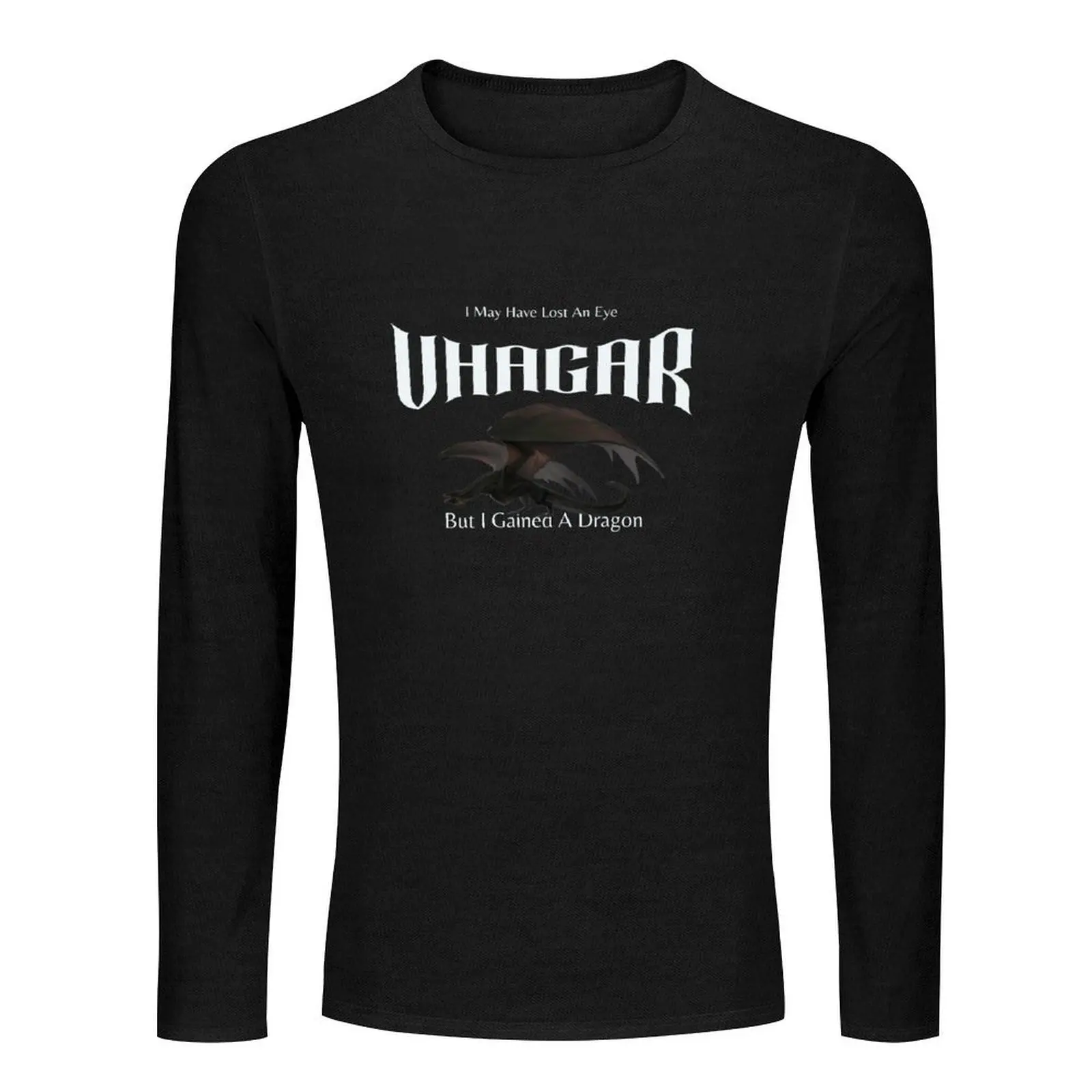 Vhagar Dragon Medieval Long T-Shirt plus size tops funny t shirts customized t shirts vintage t shirt men clothing