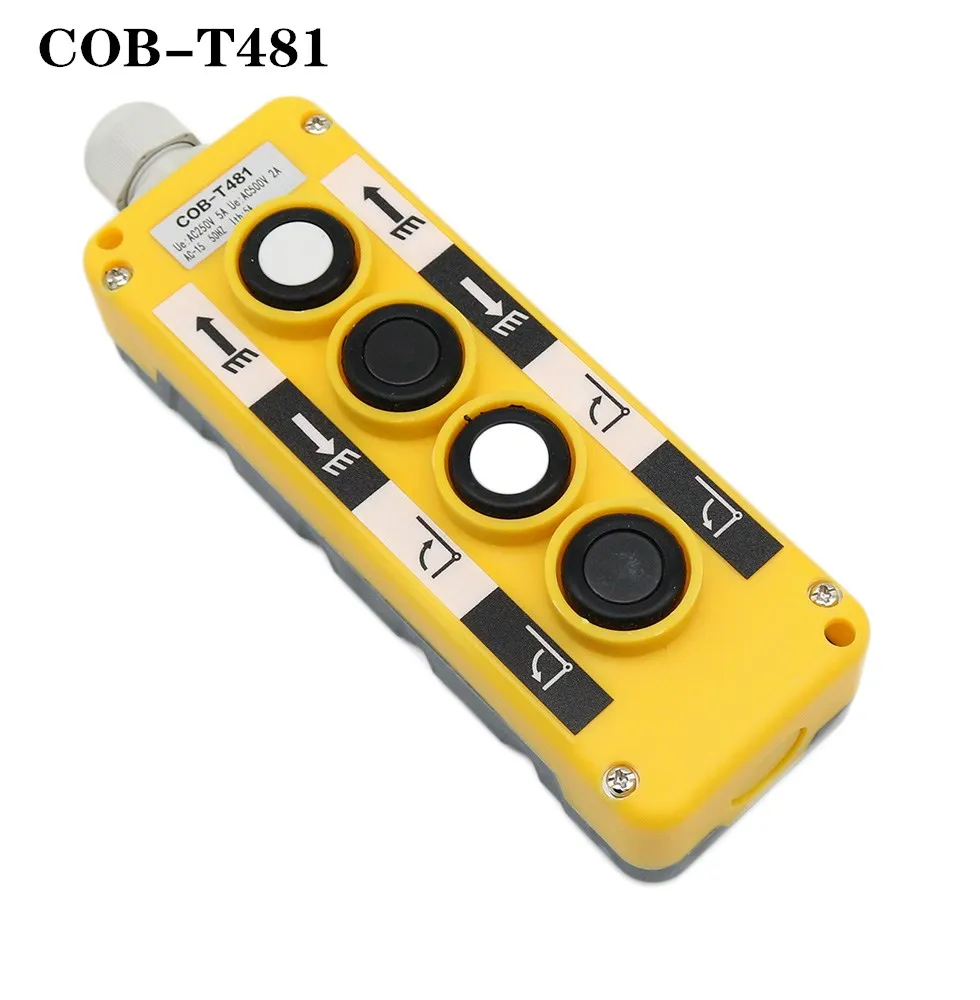 Car tail plate lifting control button switch COB-T481 driving lifting loading and unloading operation switch