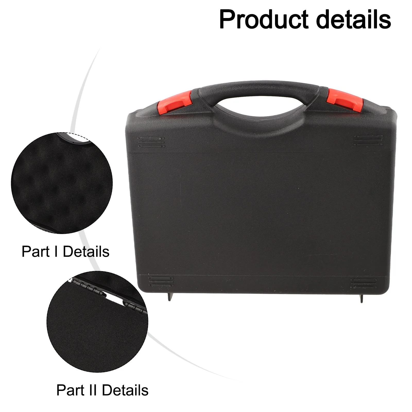Storage Box Tool Carrying Case Valuables Versatile Use Customizable Foam DIY Model Optional Outdoor PP Plastic