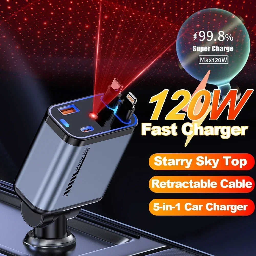 Retractable Car Cha… - image