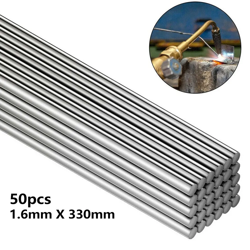 새로운 금속 가공 알루미늄 전극 용접봉 알루미늄 직경 1.6mm/0.06in 부품 막대 와이어 솔루션 용접