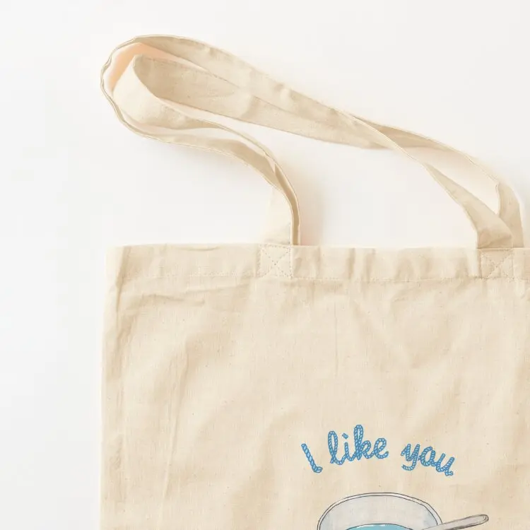 Bridget Blue Soup - I like you just as you are Tote Bag Cloth bags Gift bag Women's bag Women's handbag