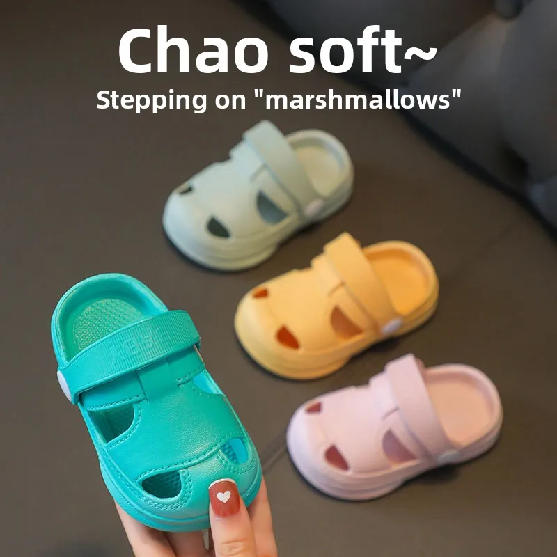 

Детская пещерная обувь 2026, летние мальчики, детская пляжная обувь на нескользящей мягкой подошве, детские детские тапочки с героями мультфильмов для девочек