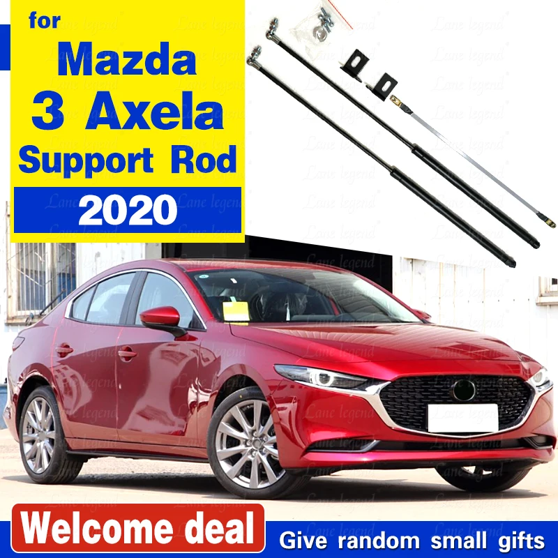 For Mazda 3 Axela 2020 BP Car Bonnet Hood Lift Support Spring Shock Gas Bracket Strut Bars Hydraulic Rod Damper Styling