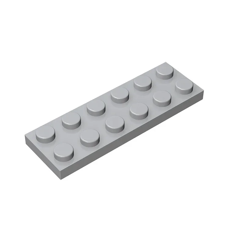 Gobricks GDS-512 Platte 2 x 6, kompatibel mit Lego 3795 Teile Kinder-DIY-Baustein, Partikelplatte zum Selbermachen