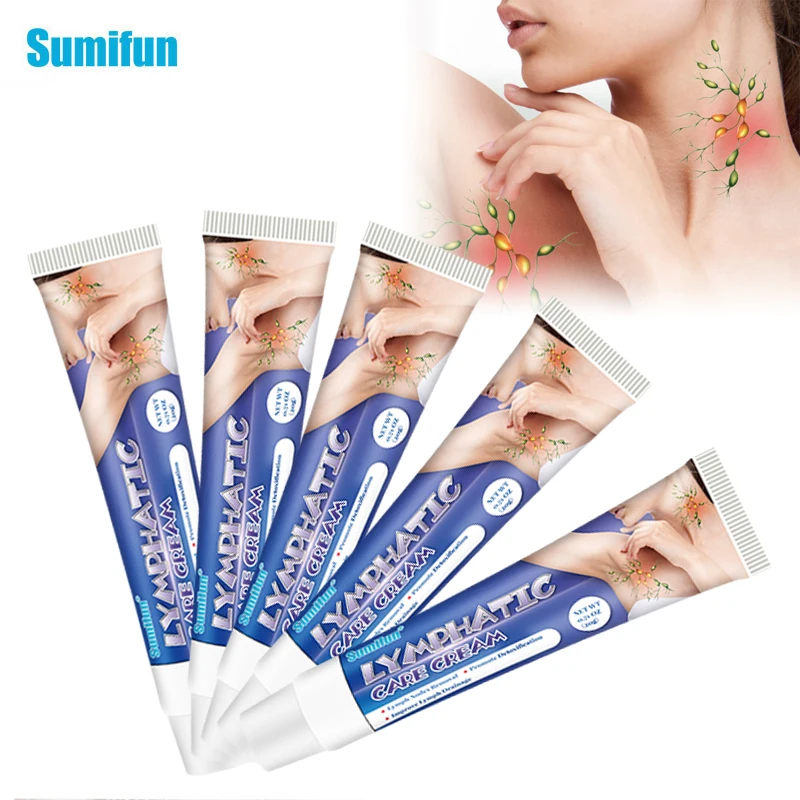 

2/3/5Pcs Sumifun Lymphatic Drainage Cream Underarm Neck Care Breast Detox Plaster Clear Lymph Nodes Beautify Skin Massage Care