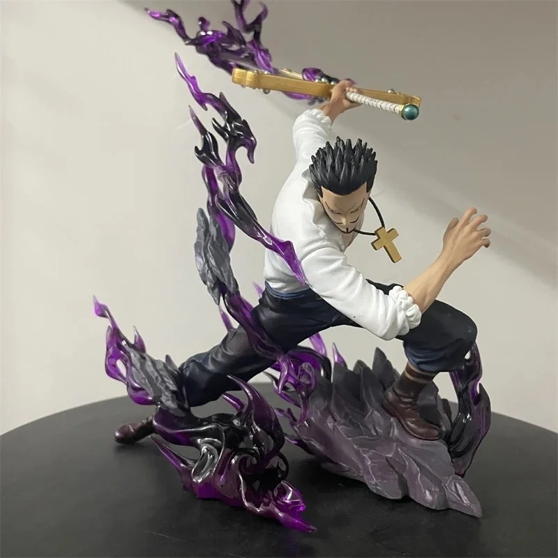 

OP Dracule Mihawk Scale Painted Figurines Mihawk Pvc Statue Anime Figurines Desktop Collection Models