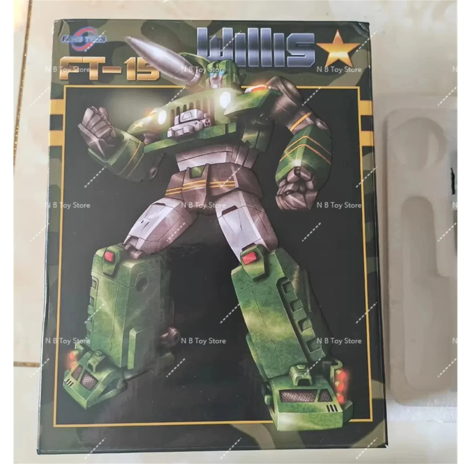 [الخزون] تحويل Fanstoys Ft-15 Ft 15 نسبة كلب الصيد عمل لعبة روبوت نموذج