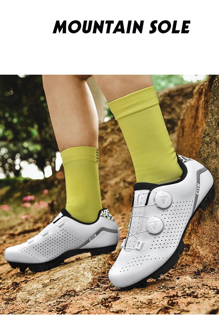 Fahrradschuhe für Herren, professionelle SPD-Rennradschuhe für die Straße, MTB-Mountainbike-Schuhe, lockfreie Fahrradschuhe für Damen – Detail 27