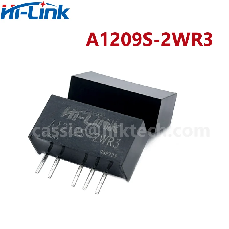 HiLink Hot sale A1209S-2WR3 10pcs/lot 2w 12v to 9v 1500VDC high efficiency isolated switching power module supply dcdc converter