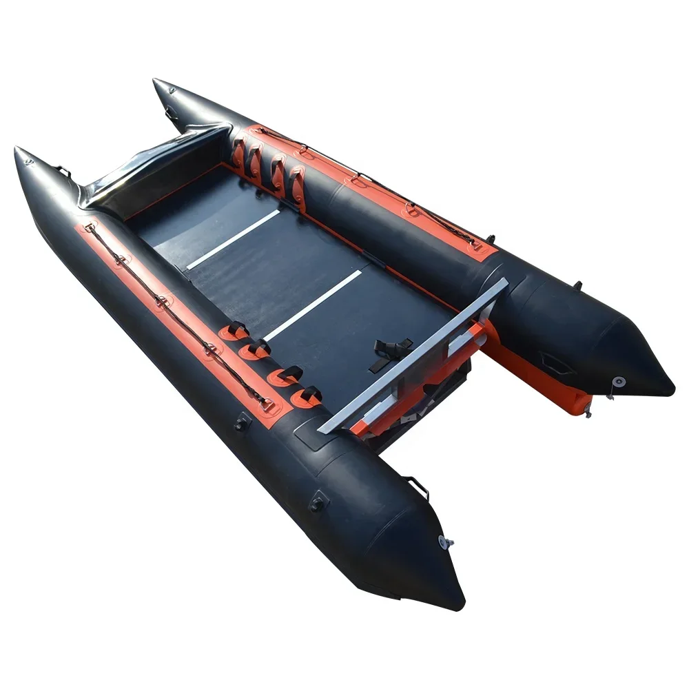 Inflatable Speed Folding Catamaran Rubber Boat For Sale