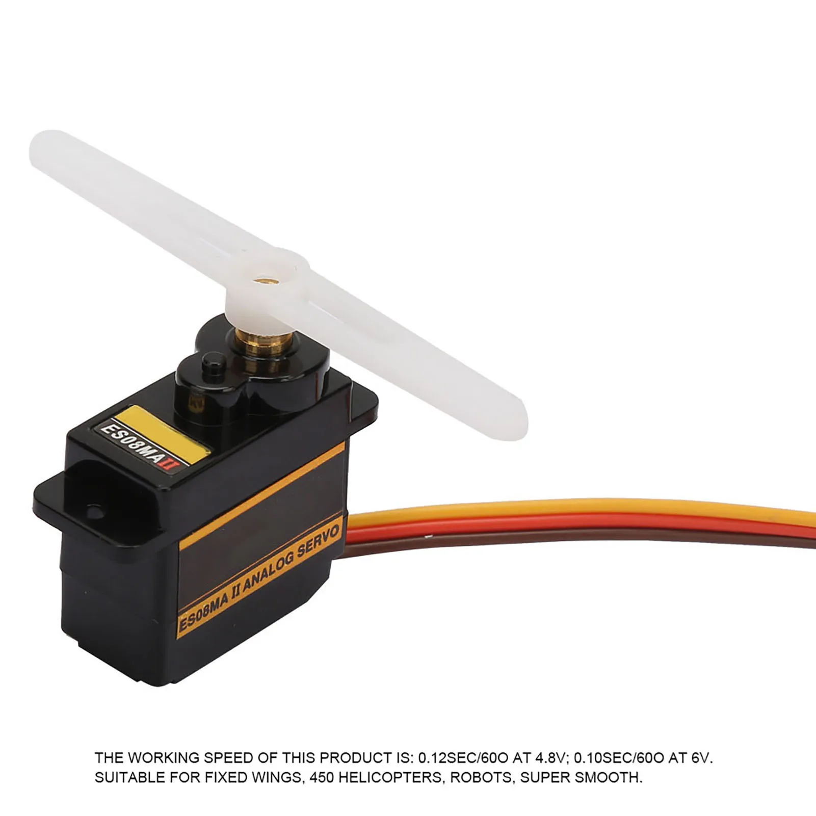 ชุดเซอร์โวเกียร์โลหะสำหรับ Emax ES08MA II เกียร์อนาล็อกความเร็วสูง12g/1.8 kg/10วินาที