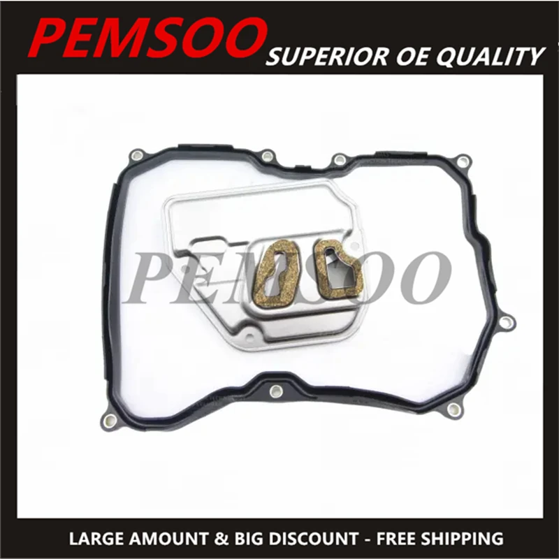 2Pcs Automatic Transmission Filter Oil Tray + Gasket Kit for BMW Mini Cooper Countryman R55 R56 R57 R58 R59 R60 R61 24347566358