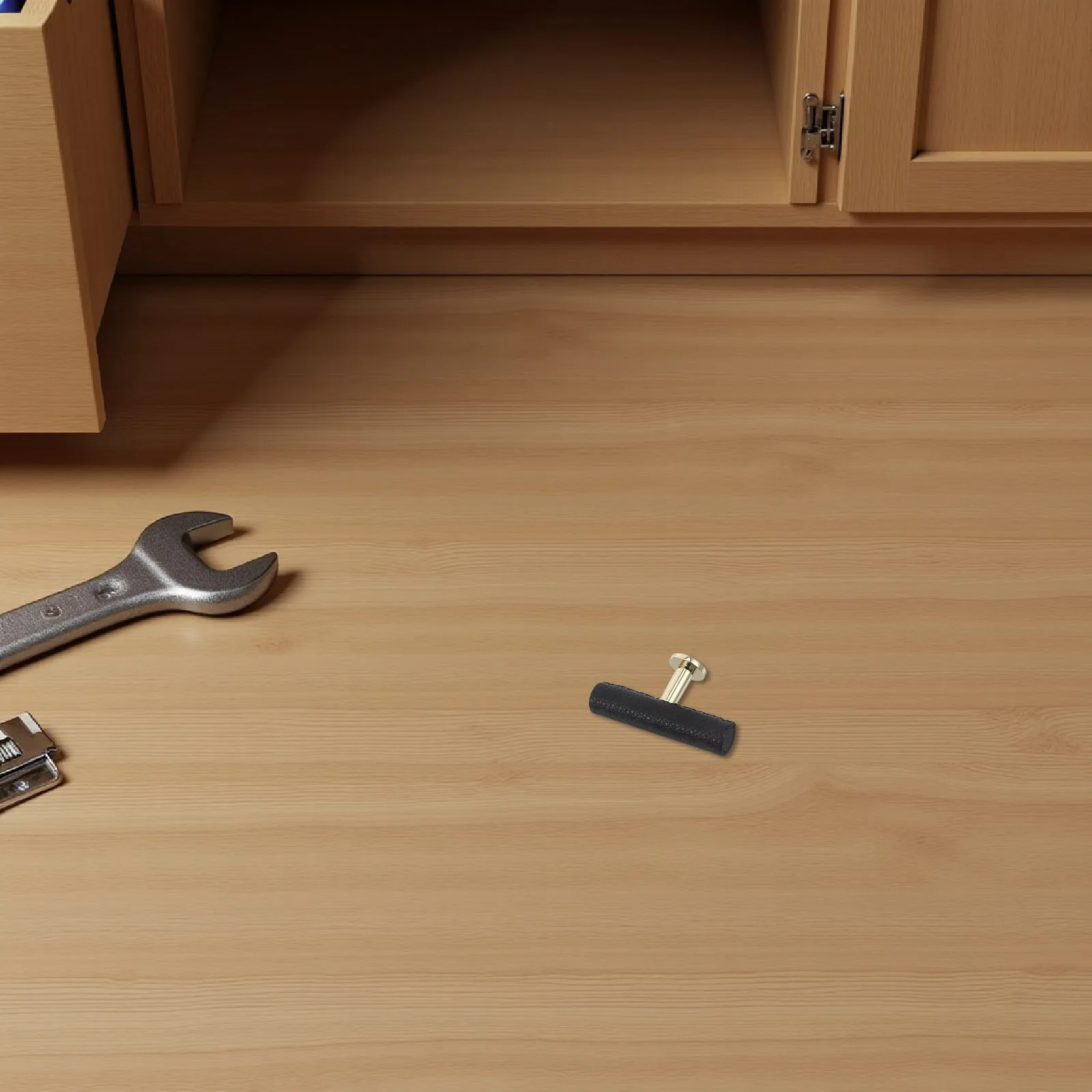 

Drawer Pull T-Shaped Zinc Alloy Pu Handle For Kitchen Cabinet Wardrobe Dresser Furniture Hardware