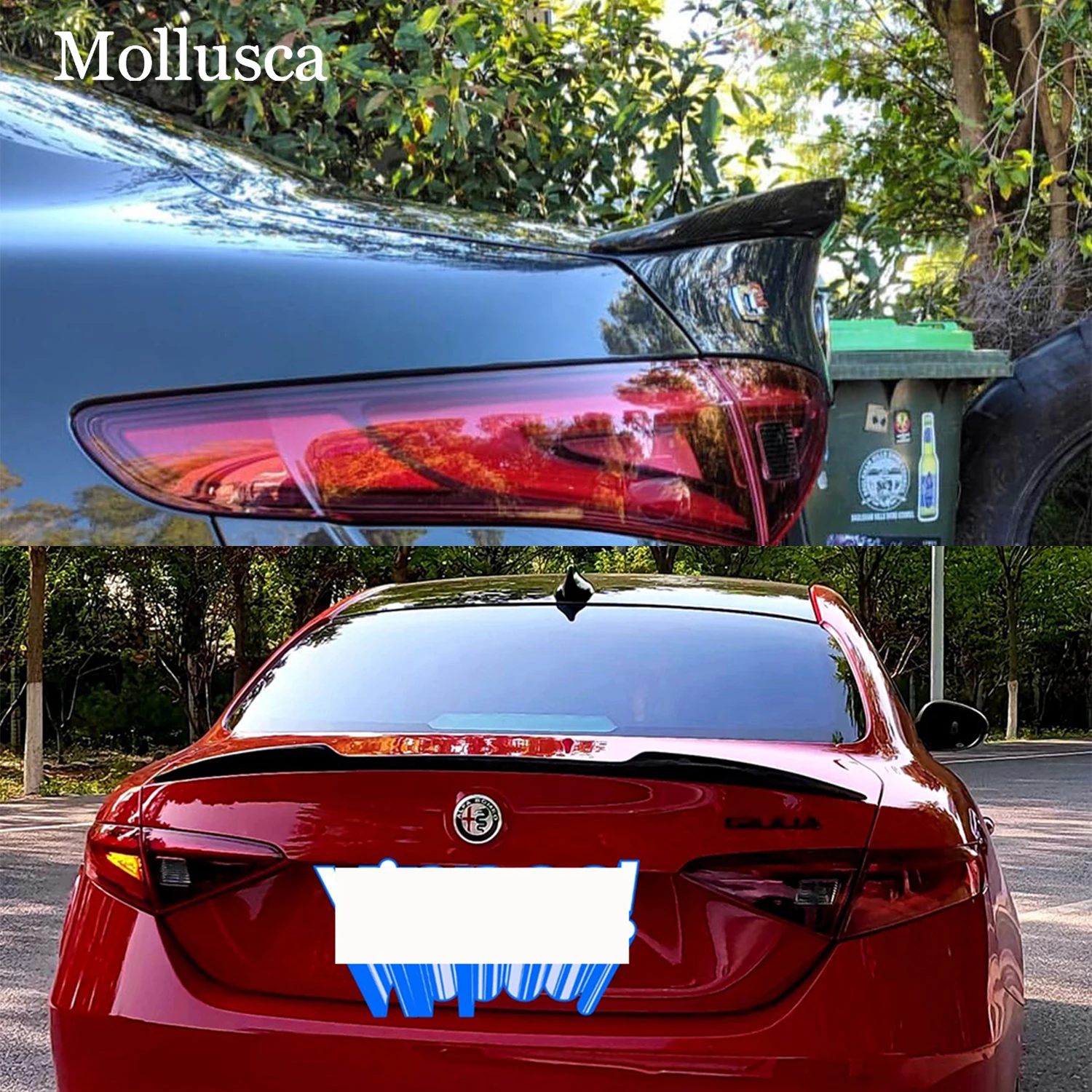 

For Alfa Romeo Giulia 952 2015-2023 OE Style Carbon Fiber Rear Spoiler Trunk Wing