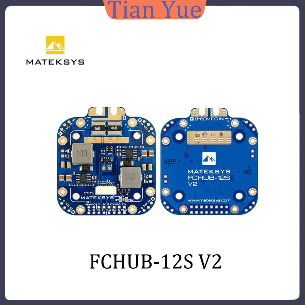 

Matek XCLASS PDB FCHUB-12S V2 Board for RC Drone FPV Quadcopter Multicopter 5V 12V Output with Current Sensor 3-12S Lipo Support