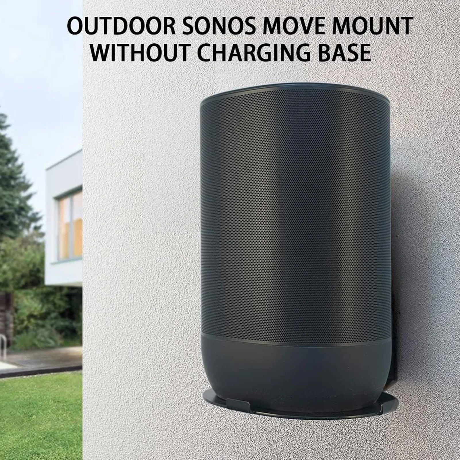 Speaker Mounting Shelf Heavy Duty Aluminum Alloy Speaker Wall Mount Weather Resistant for Move 2 for Bricks Masonry Wood Posts