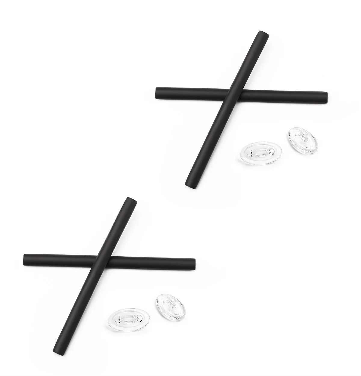 

Rubber Replacement Rubber Kit Ear Socks & Nose Pads Oakley Chisel OX3145 Eyeglasses Frame, Soft Silicone Set