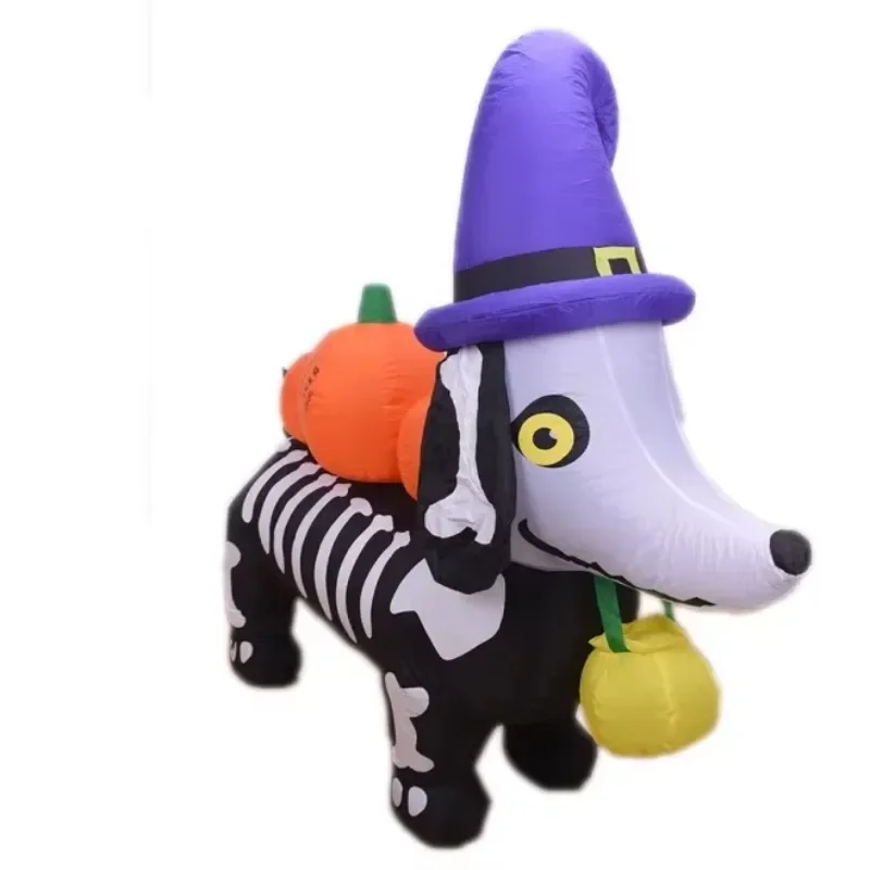 Outdoor With Led Yard Scary 5ft Bone Dachshund Holiday Inflatable Model Halloween Decoration Inflatable