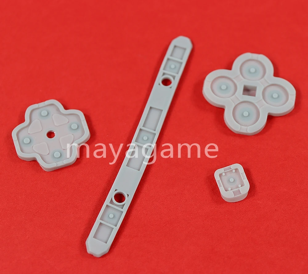 وسادات مطاطية لاصقة موصلة ، جزء إصلاح لـ 3DSXL ، 3DSLL ، وحدة تحكم 3DS XL LL ، جودة عالية ، 30 مجموعة