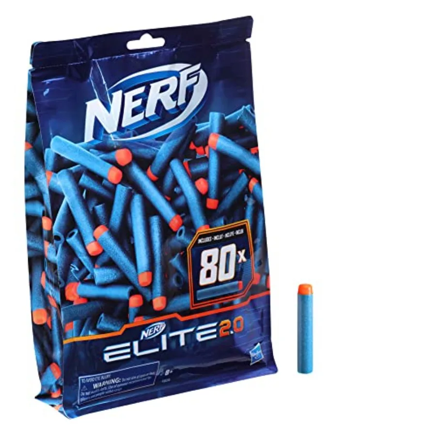 

Elite 2.0 Dart Refill, 80 Darts, Compatible with All Blasters, Outdoor Games