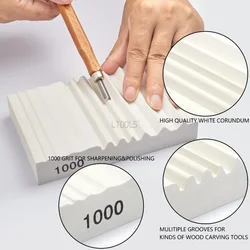 Carpintaria Multi Grooves Sharpening Stone, Escultura em Madeira, DIY Cinzéis Sharpener, Carpintaria Escultura, Ferramenta Whetstone Especial