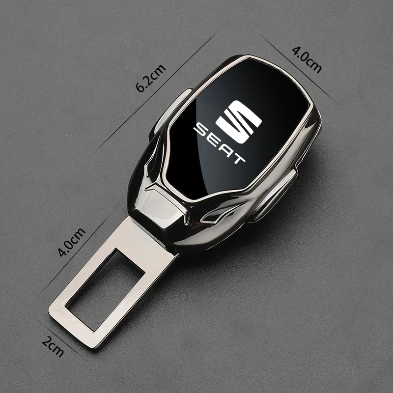 Car Safety Belt Extension Plug Buckle Seatbelt Clip Adjustable Extender For TOLEDO leon EXEO mk3 mk2 5f ateca altea seat FR