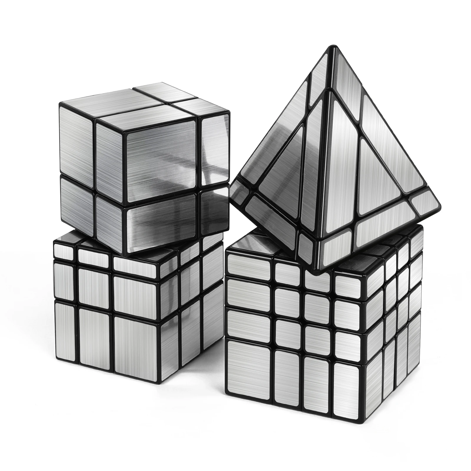 

Зеркальный куб SENGSO 2x2 3x3 4x4 Волшебная башня Игрушка-головоломка высокой отрасли - подарок на день рождения для взрослых и детей, тренировка логики