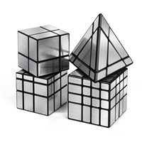 SENGSO Mirror Cube 2x2 3x3 4x4 Magic Tower High-Reflectivity Puzzle Toy - Birthday Gift for Adults & Children's Logic Training