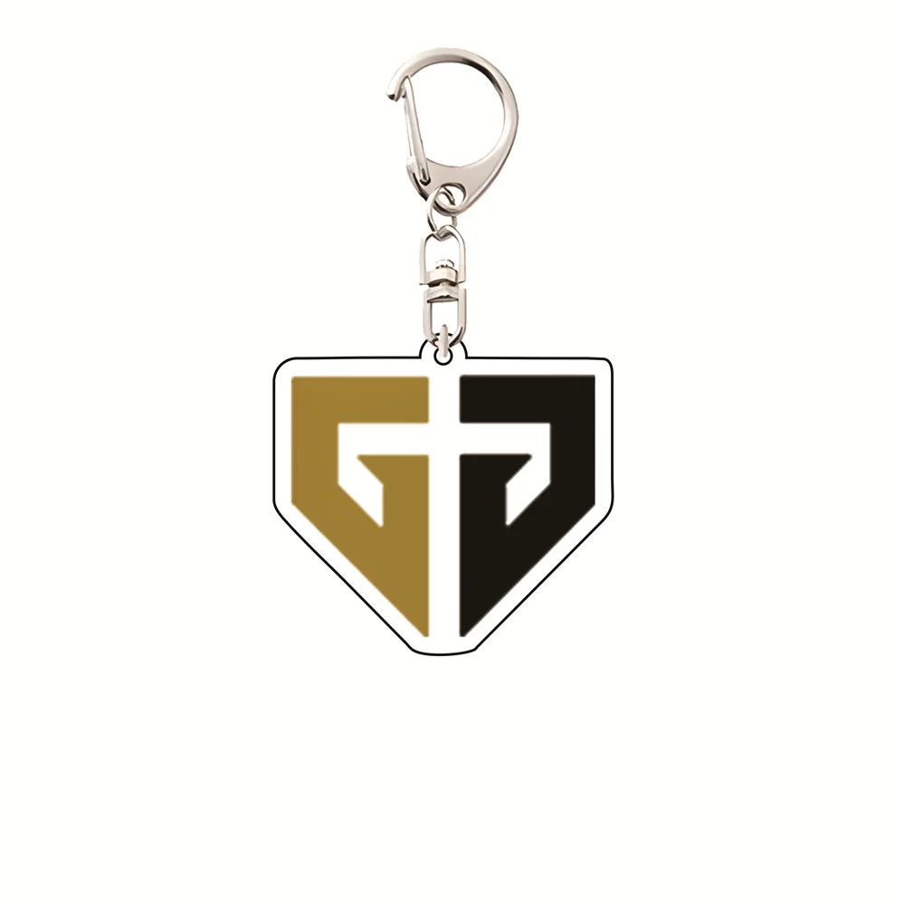 أنيمي LOL فريق شعار 5 سنتيمتر سلسلة مفاتيح مصنوعة من الأكريليك ، لوحة الديكور ، سحر حقيبة الإبداعية ، قلادة مجوهرات هدية