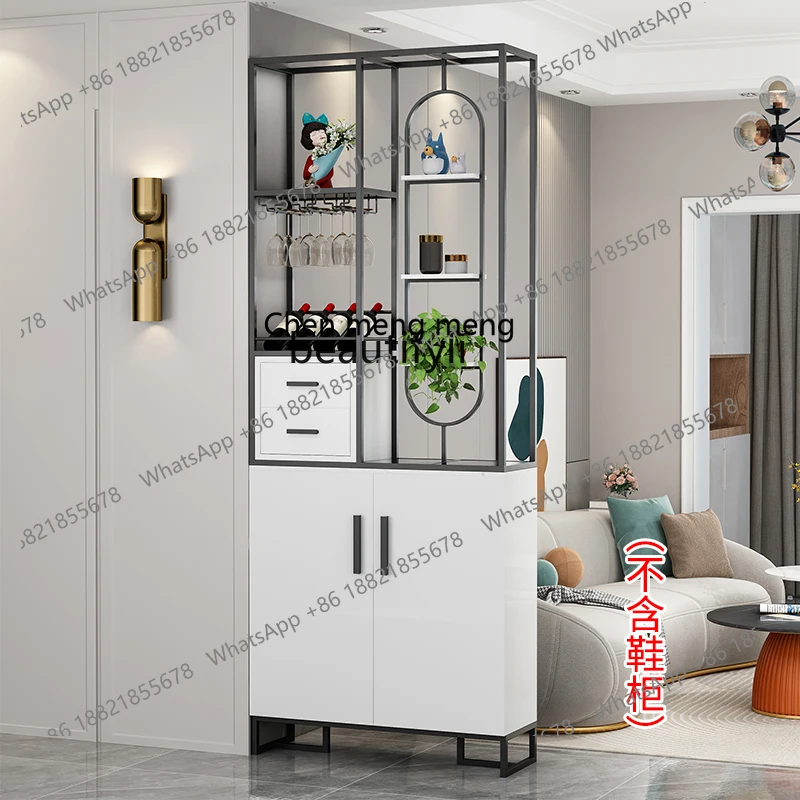 D178 Light luxury living room entrance entrance partition modern small apartment, screen half-section simple, decoration