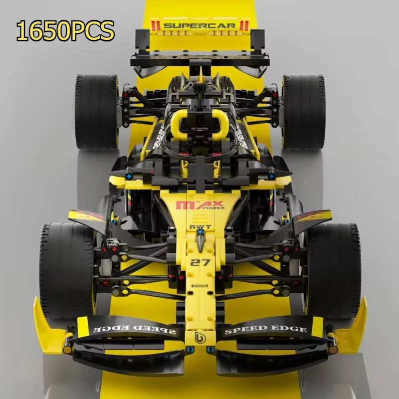 

1:8 строительных блоков Formula, гоночный комплект, детские технические строительные блоки, сборная модель, строительные блоки, игрушки, подарки для взрослых,