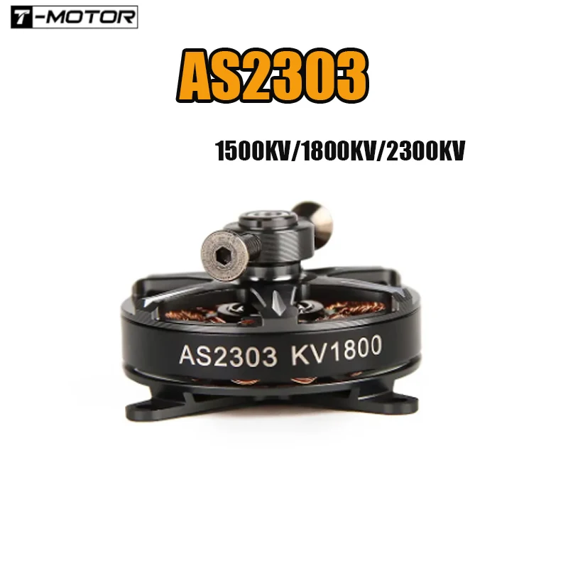 T-Motor AS2303 Short Shaft 1500KV/1800KV/2300KV Indoor RC Plane Brushless Motor for FPV Racing Fixed Wing RC Drone