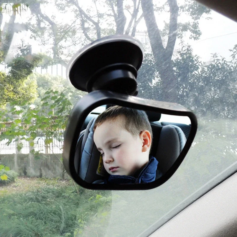 Baby Mirror 2 in 1 Mini Children Rear Convex Mirror Car Back Seat View Adjustable Auto Kids Monitor Car Accessories