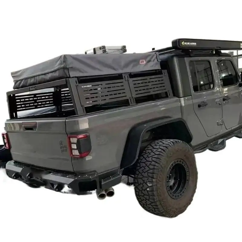 High Quality Steel Pickup Bed Truck Roof Tube Gladiator JT JL Off Road Roll Bar Rack Cover For Wrangler
