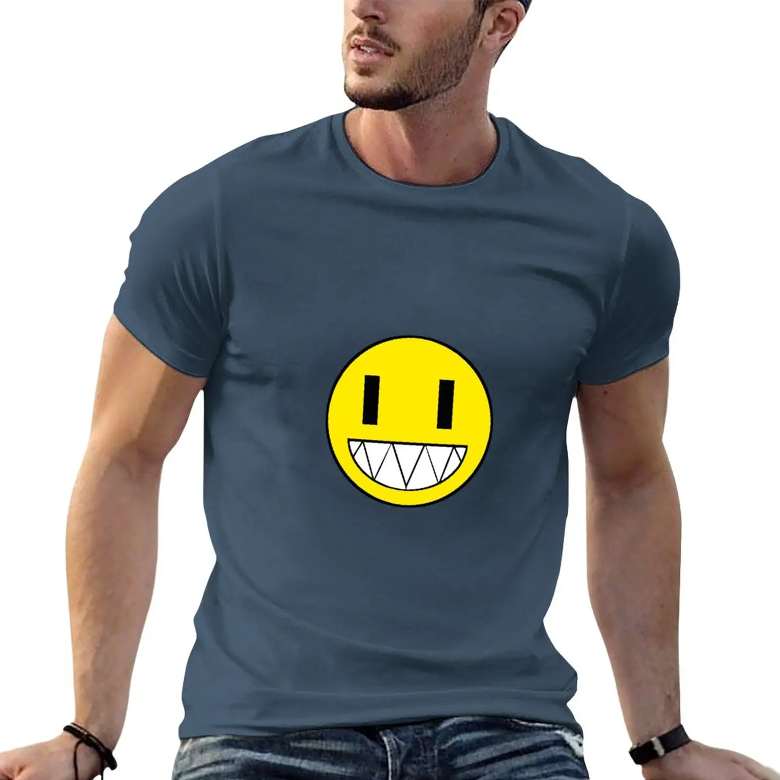 

Smile T-Shirt korean fashion plus sizes blacks blanks oversized t shirt men