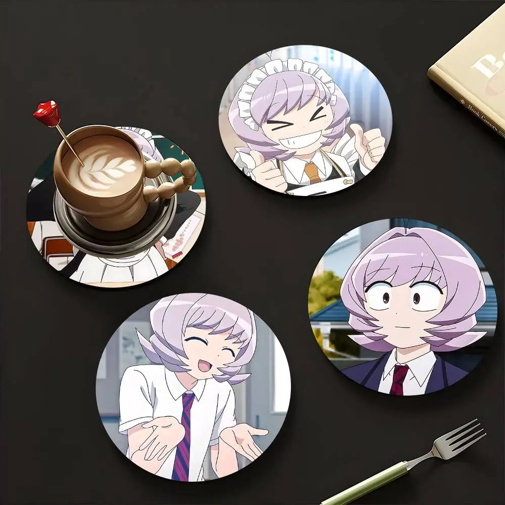 1pc Najimi Osana Komi Can't Communicate Wooden Coaster Colour Printing Cup Mat Home Desk Decoration Gifts