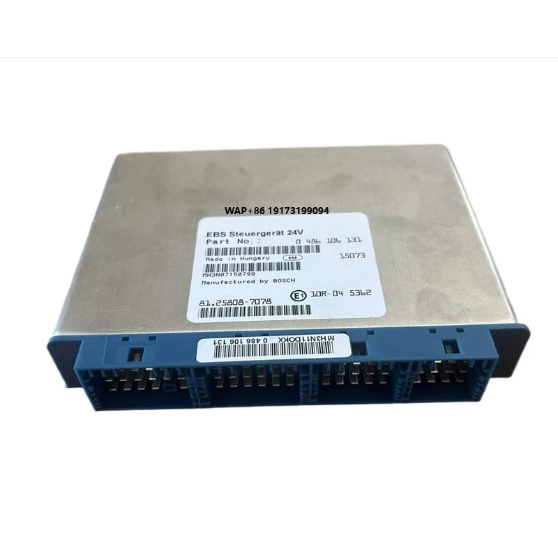 

Original Engine Unit Electronic Control Module Ecm 0486106131 0486106309N50 0486106135 81.25808-7034 ECM ECU for KNORR-BREMSE