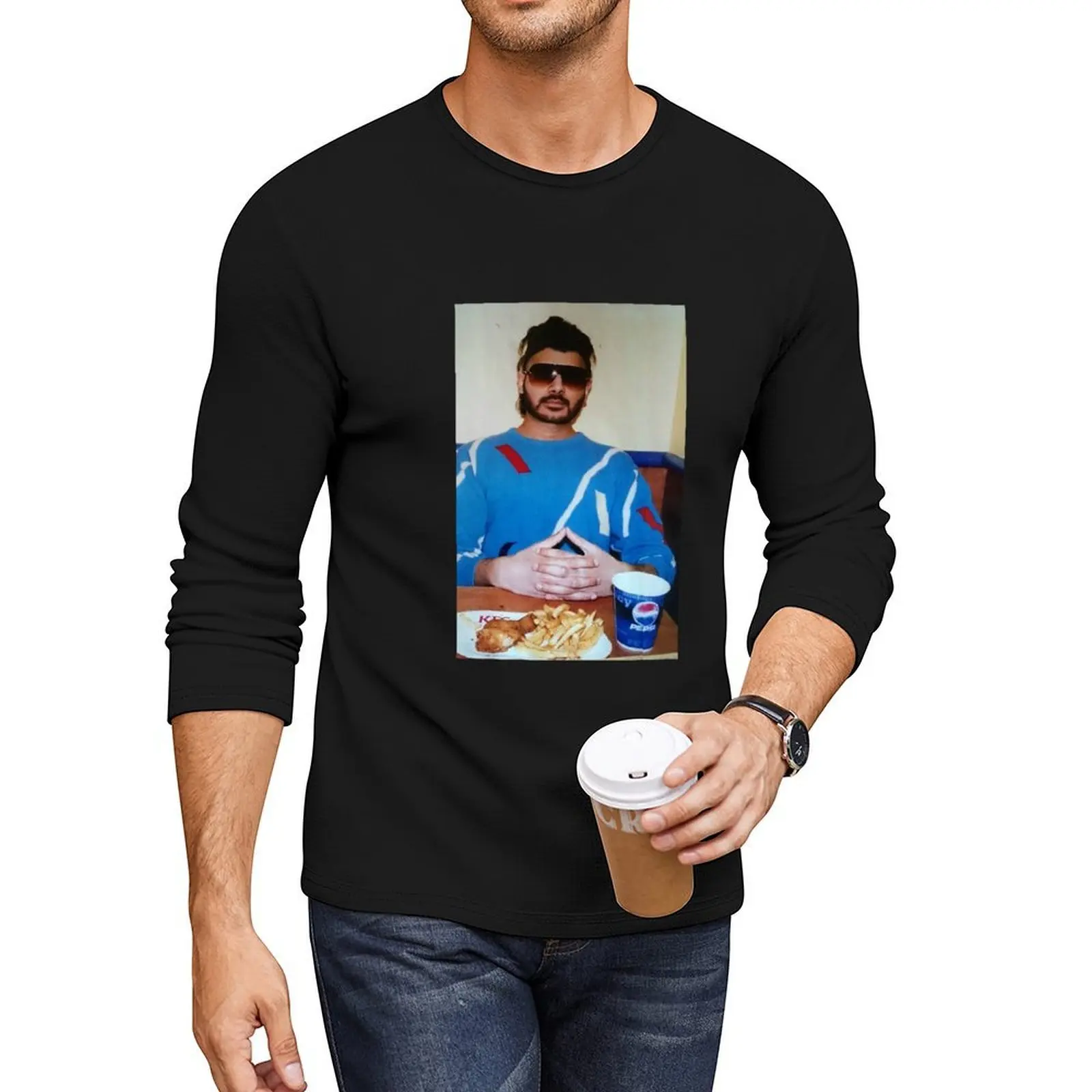 

Jai Paul KFC Long T-Shirt black t shirt quick-drying t-shirt graphics t shirt animal print shirt for boys t shirts men