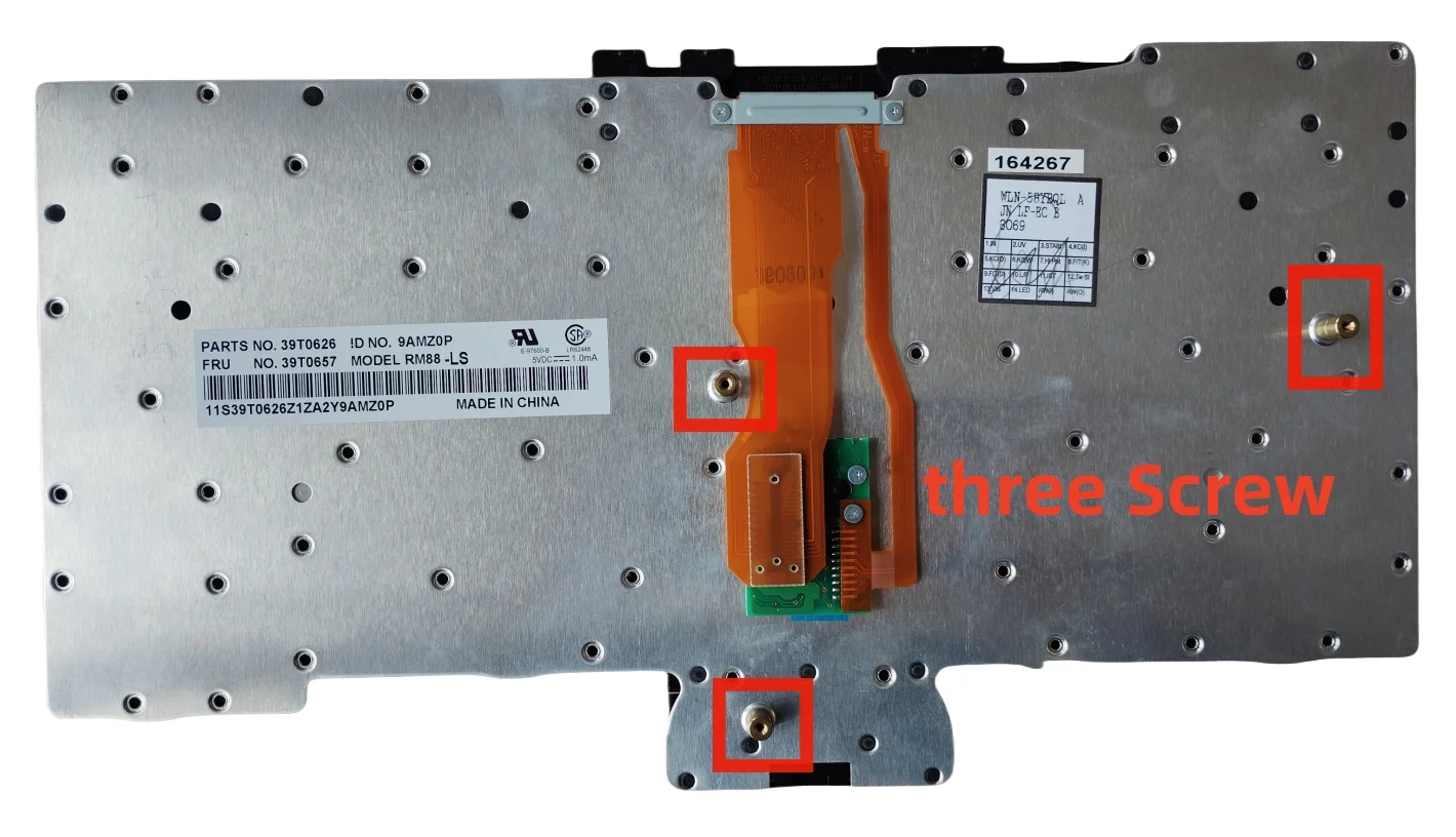 لوحة مفاتيح الكمبيوتر المحمول اللاتينية السوداء لأجهزة الكمبيوتر المحمول IBM 15 "R51 R52 R50 R51E R50E SP بدون إضاءة خلفية بدون مؤشر