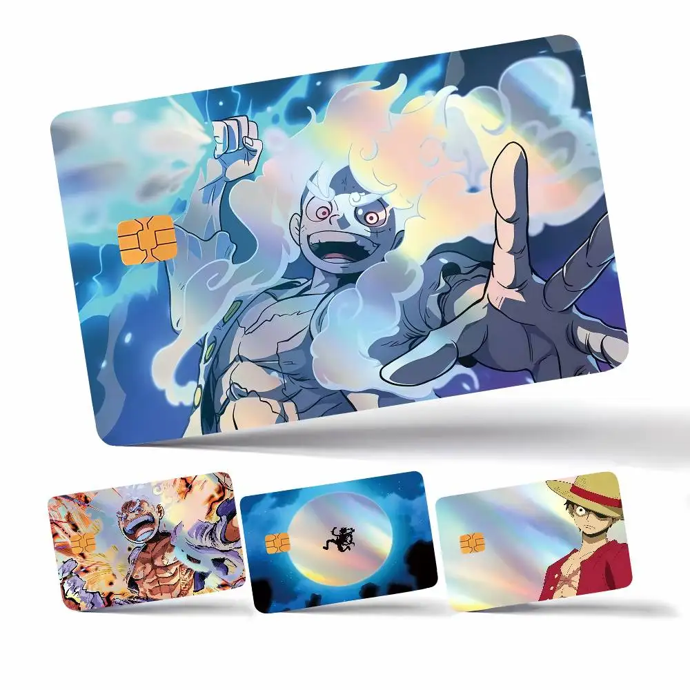 Anime O-One P-Piece-ES L-Luffy Cover Credit Card Stickers  Anime Image Print Canvas  Manga Decor HD