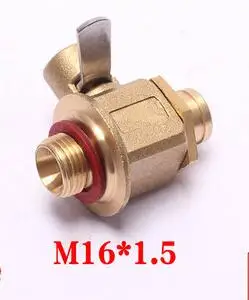 For Hitachi Kobelco Komatsu Yanmar Hyundai Daewoo Doosan Excavator Automobile car Engine oil sump drain valve fuel tank switch