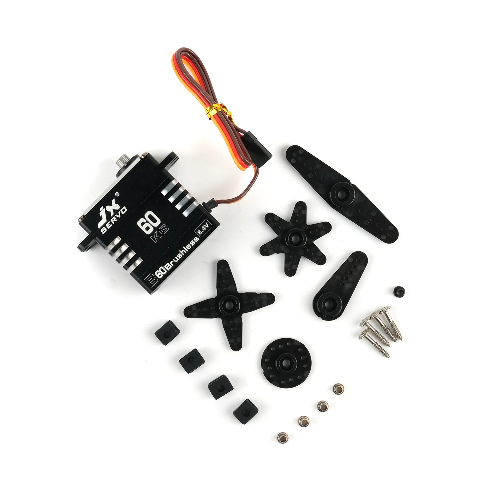 60kg B60 Tutto In Metallo Brushless Servo Digitale Motore Coreless Coppia Elevata Guscio In Alluminio Servos Per RC Robot Modello di Auto parti di alimentazione