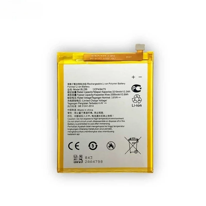 New High Quality 3300mAh BL299 Mobile Phone Replacement Battery for Lenovo Z5s L78071 6.3 Inch Rechargeable Battery Bateria 3.8v