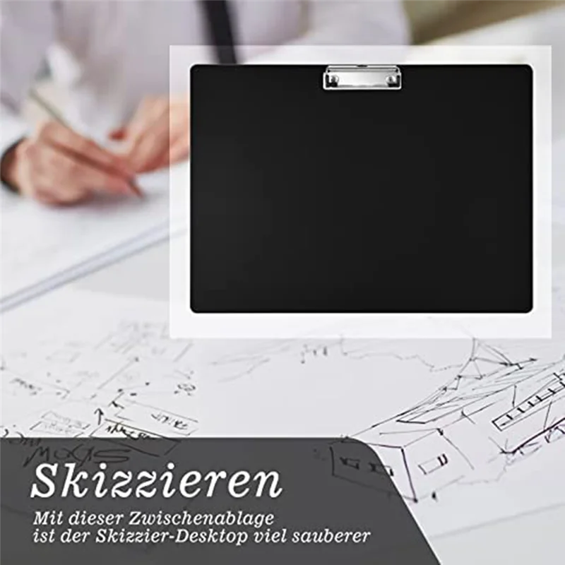 

Efficientt-Pack Of 2 A3 Landscape Writing Board Black + White For Hanging For Office Kitchen Workshop