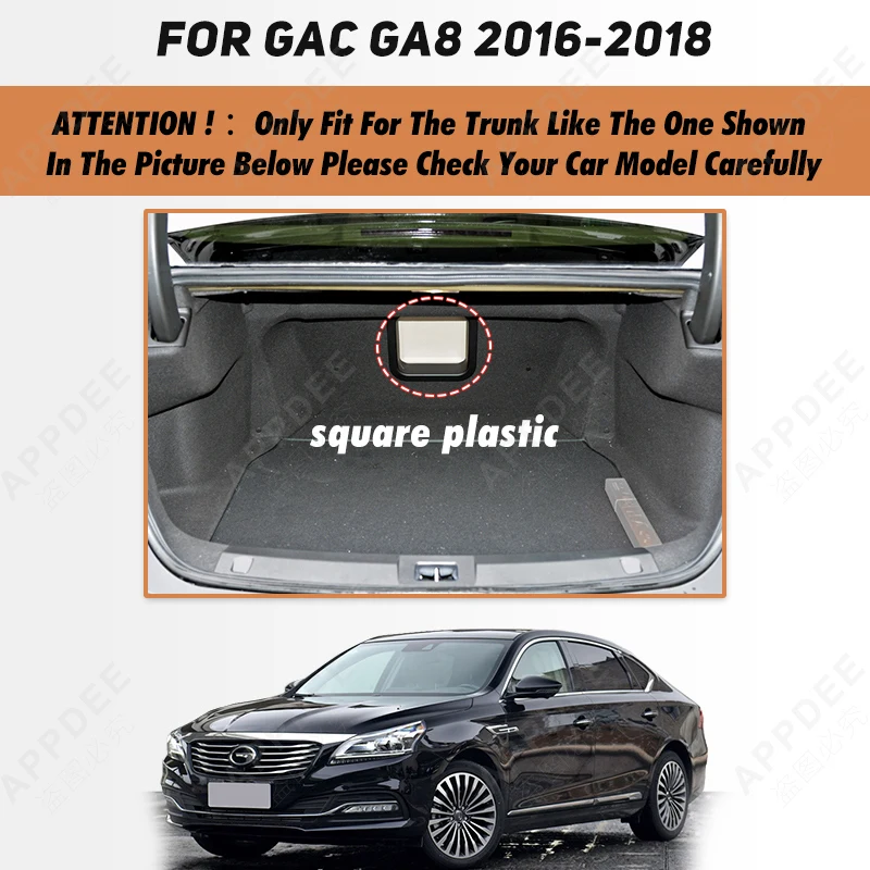 Car Trunk Mat For GAC Trumpchi GA8 2016 2017 2018 Custom Car Accessories Auto Interior Decoration