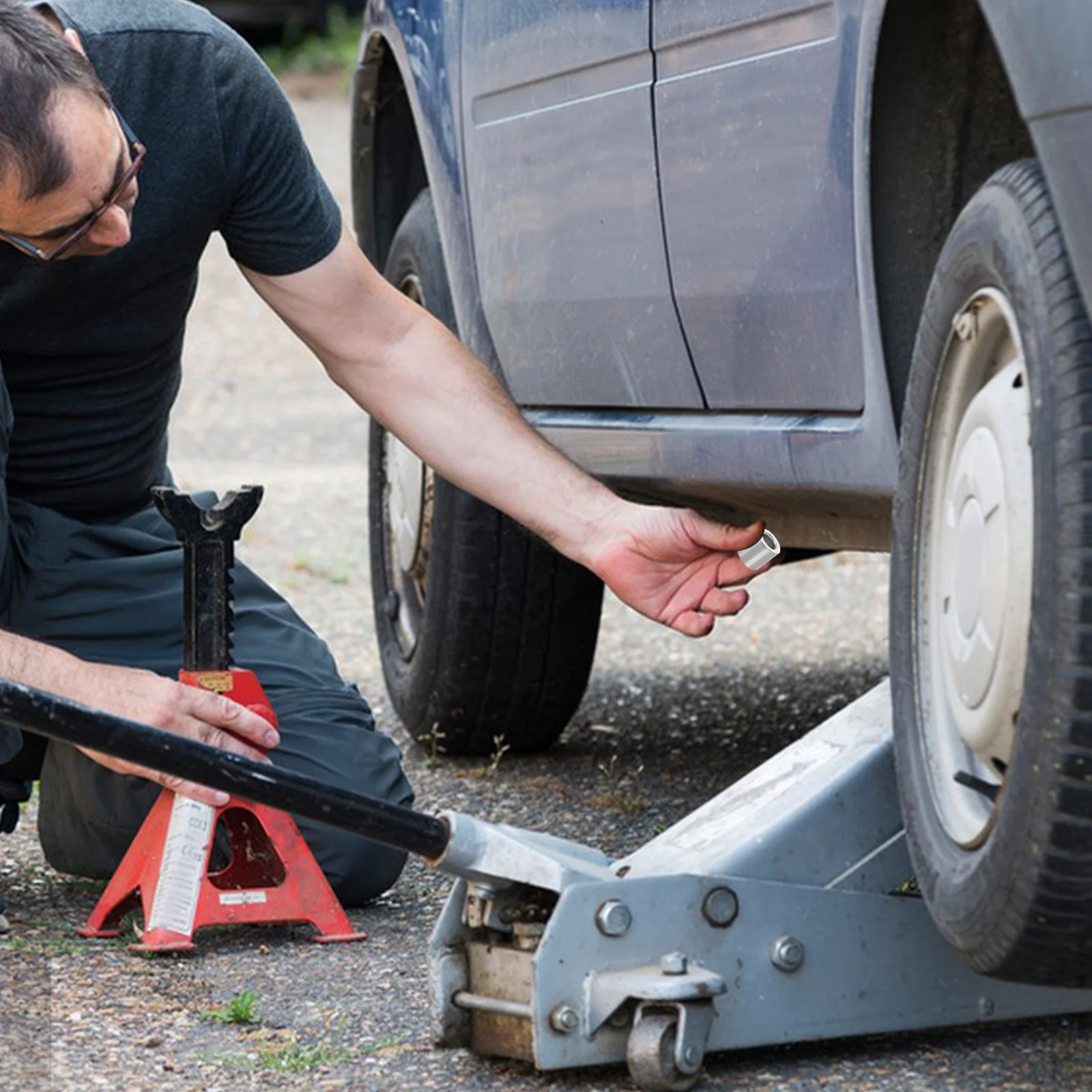 

2pcs Floor Jack Handle Replacement For 2 Ton Hydraulic Jacks Jack Rod Stand Fixed Screw Car Accessories Repair Tool