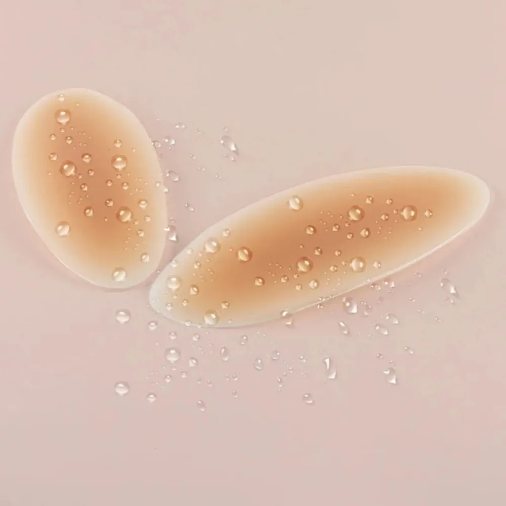 2pcs Silicone Contouring Calf Pads Anti-Slip Invisible Legs Shape Pads Reusable Self Adhesive Straight Leg Patches
