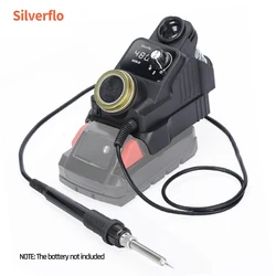 Silverflo 937D-I Cordless Soldering Station Portable Soldering Iron with Sleep Mode for DEWALT/Milwaukee/MAKITA/Battery 18/20V